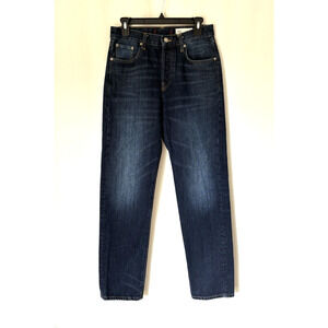 ZARA Jeans 6 Blue High Waisted Straight 28x31